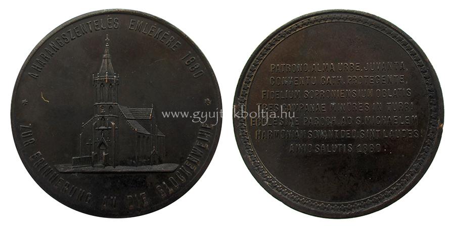 Szent Mih�ly Templom Sopron Harangszentel�s Eml�k�re 1880